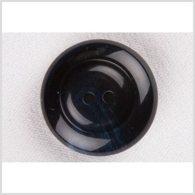 Plastic 2-Hole Button – 40L/25.5mm – Glossy Navy Blue Swirls Plastic 2-Hole Button – 40L/25.5mm – Glossy Navy Blue Swirls