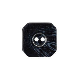 Navy Marbeled 4-Hole Plastic Square Button – 36L/23mm Navy Marbeled 4-Hole Plastic Square Button – 36L/23mm