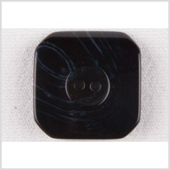 Square Plastic 2-Hole Button with Cropped Corners – 40L/25.5mm – Navy Swirls Square Plastic 2-Hole Button with Cropped Corners – 40L/25.5mm – Navy Swirls
