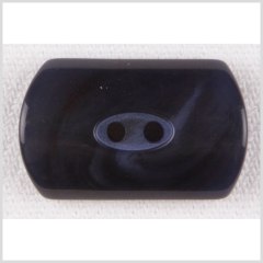 Rounded Rectangular Plastic 2-Hole Button – 36L/23mm – Navy Blue Swirls Rounded Rectangular Plastic 2-Hole Button – 36L/23mm – Navy Blue Swirls