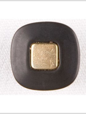 Black/Gold Plastic Button – 24L/15mm Black/Gold Plastic Button – 24L/15mm