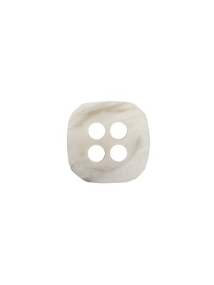 Square Plastic 4-Hole Button – 20L/12.5mm – White and Gray Swirls Square Plastic 4-Hole Button – 20L/12.5mm – White and Gray Swirls