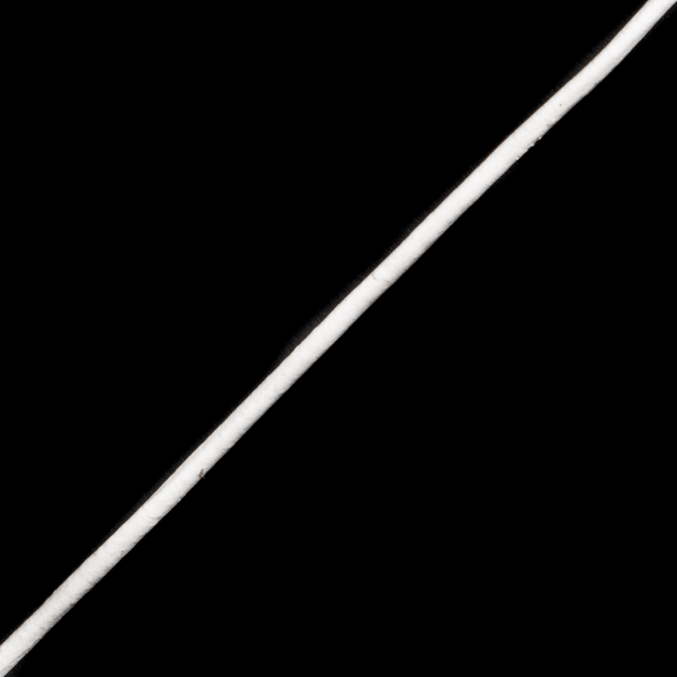 White Round Leather Cord – 2mm White Round Leather Cord – 2mm