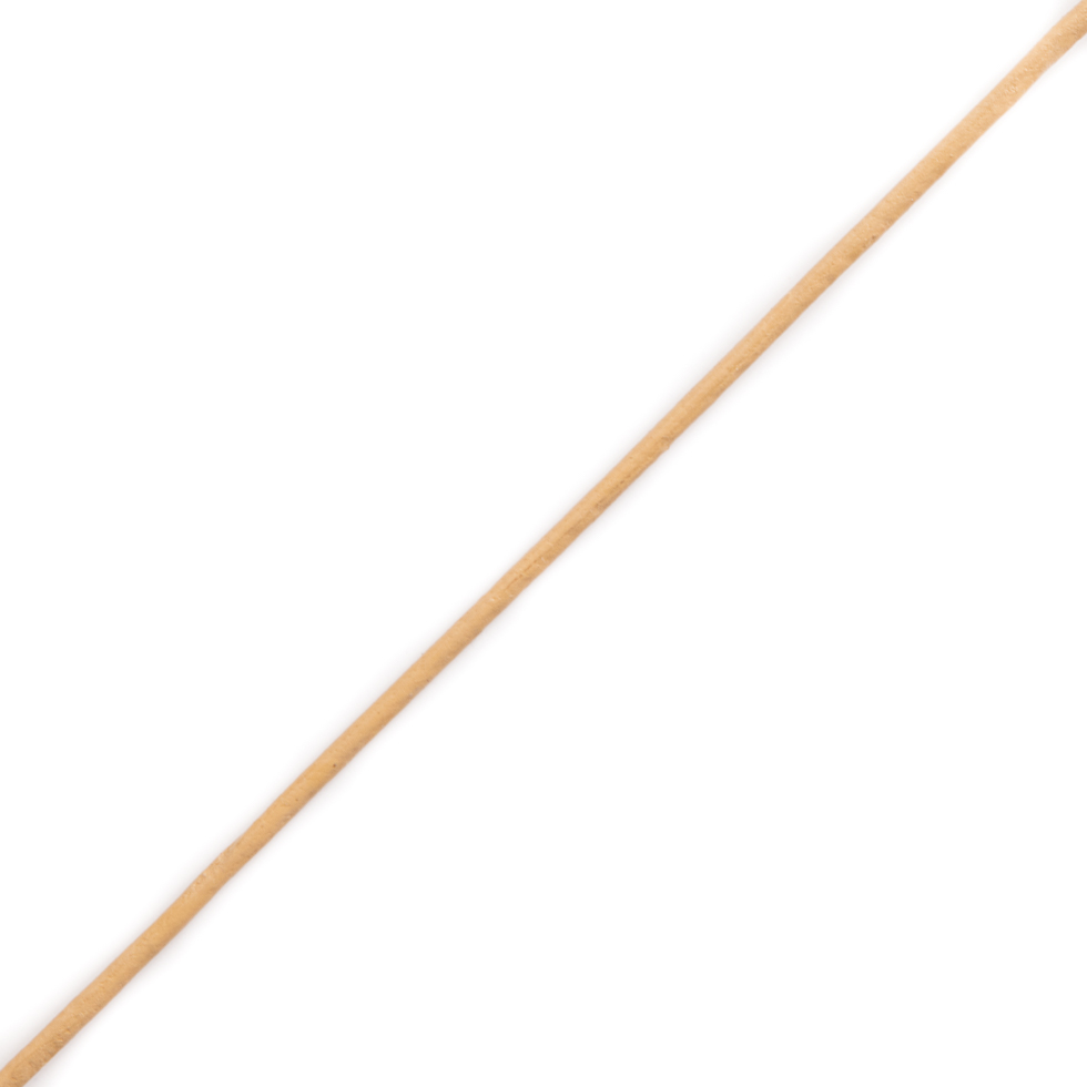 Tan Round Leather Cord – 2mm Tan Round Leather Cord – 2mm