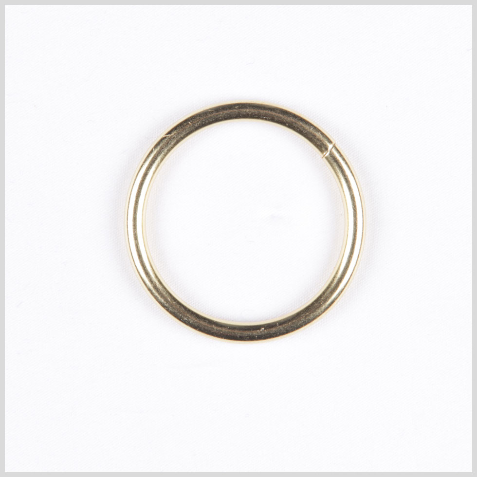 Gilt Plated Steel Round O-Ring – 1.5″ Gilt Plated Steel Round O-Ring – 1.5″