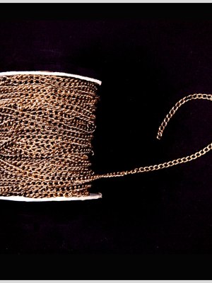 Antique Gold Aluminum Metal Chain – 5 mm Antique Gold Aluminum Metal Chain – 5 mm
