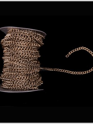 Antique Gold Aluminum Metal Chain – 7 mm Antique Gold Aluminum Metal Chain – 7 mm