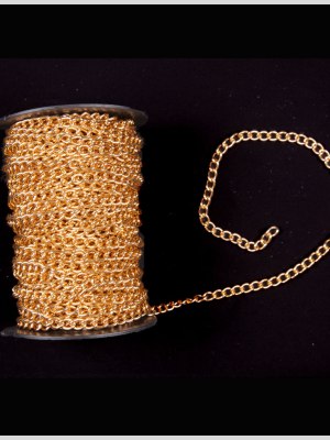 1/4″ Gold Aluminum Metal Chain 1/4″ Gold Aluminum Metal Chain