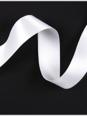 2.5″ White Double Face French Satin Ribbon 2.5″ White Double Face French Satin Ribbon