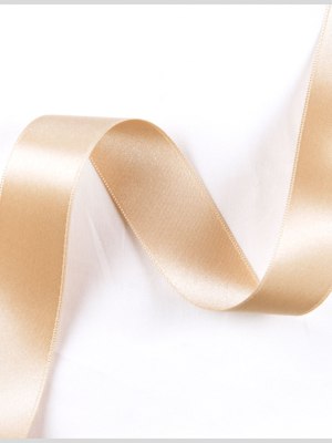 2.5″ Tan Double Face French Satin Ribbon 2.5″ Tan Double Face French Satin Ribbon