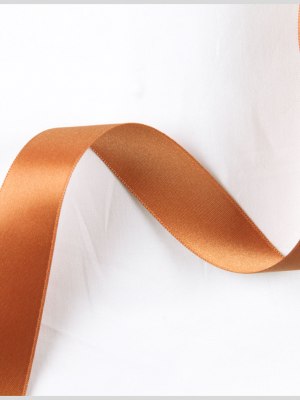 2.5″ Pumpkin Double Face French Satin Ribbon 2.5″ Pumpkin Double Face French Satin Ribbon