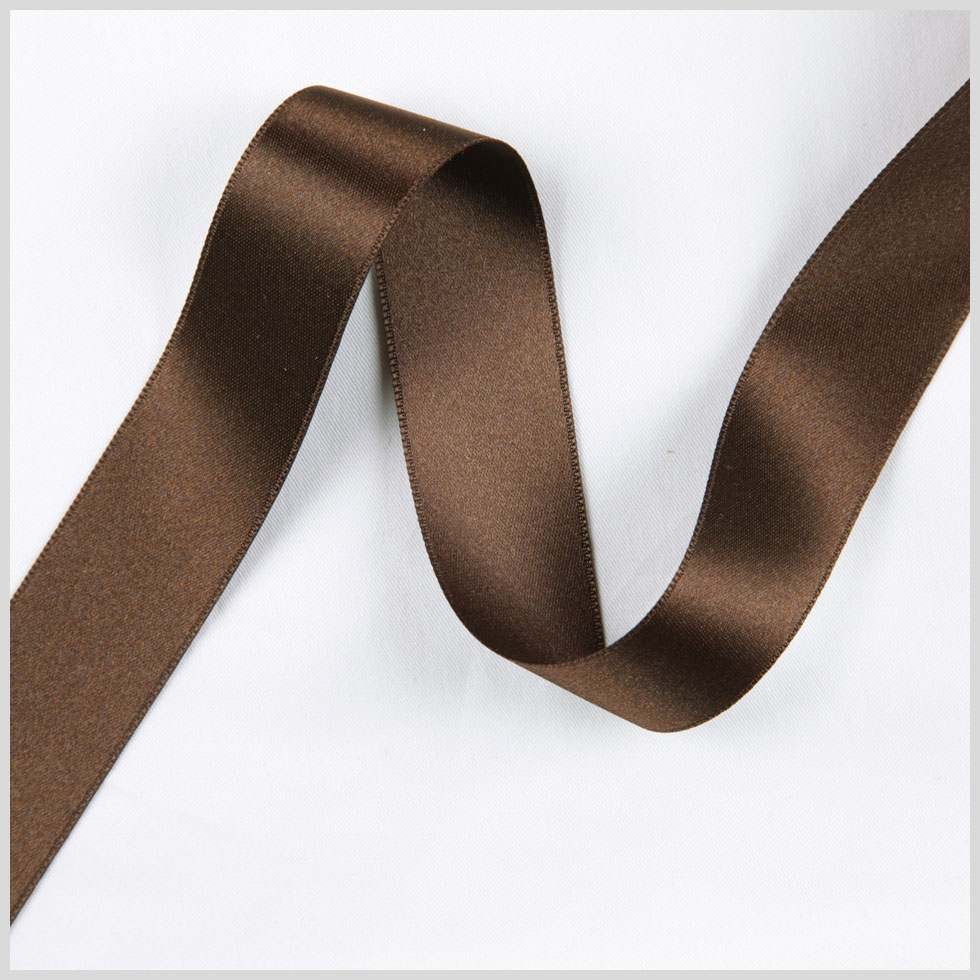 2.5″ Brown Double Face French Satin Ribbon 2.5″ Brown Double Face French Satin Ribbon