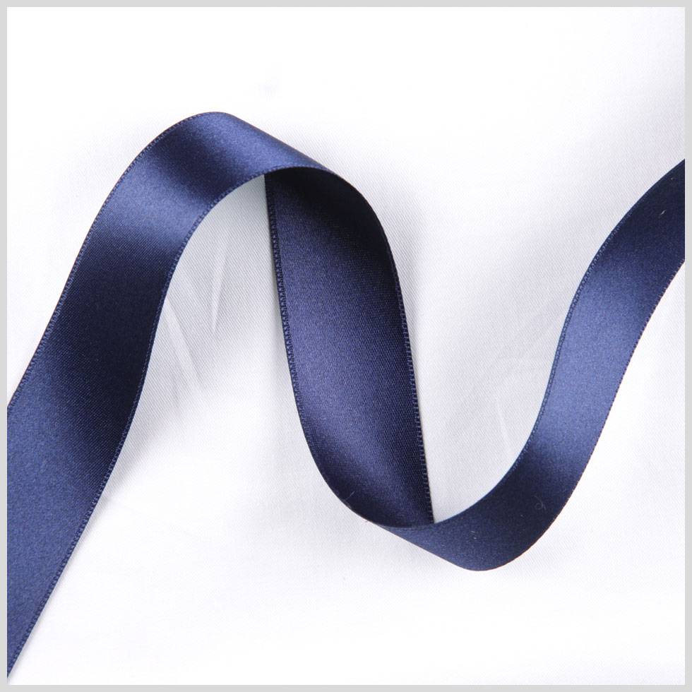 2.5″ Deep Navy Double Face French Satin Ribbon 2.5″ Deep Navy Double Face French Satin Ribbon