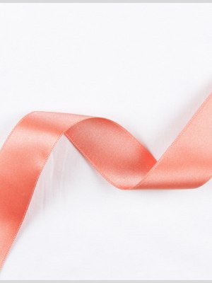 2.5″ Peach Double Face French Satin Ribbon 2.5″ Peach Double Face French Satin Ribbon