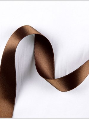 2.5″ Light Brown Double Face French Satin Ribbon 2.5″ Light Brown Double Face French Satin Ribbon