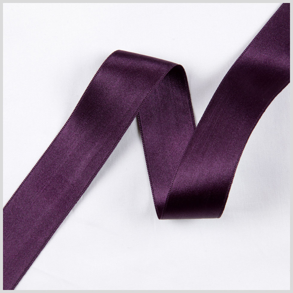 1.5″ Deep Plum Double Face French Satin Ribbon 1.5″ Deep Plum Double Face French Satin Ribbon