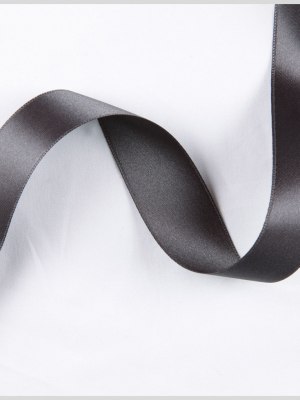 1.5″ Charcoal Double Face French Satin Ribbon 1.5″ Charcoal Double Face French Satin Ribbon