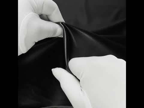 Stretch Faux Leather with Suede-Like Brushed Backing – Black – Jodi Collection Stretch Faux Leather with Suede-Like Brushed Backing – Black – Jodi Collection