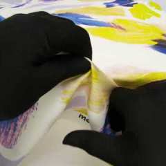 Brushed Cotton Woven – Chartreuse, Blue and Pale Purple Big Brush Strokes – Mood Exclusive Color Study Print Brushed Cotton Woven – Chartreuse, Blue and Pale Purple Big Brush Strokes – Mood Exclusive Color Study Print