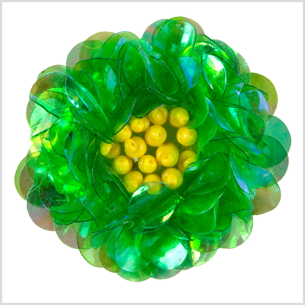 2″ Crystal Green Fancy Applique 2″ Crystal Green Fancy Applique