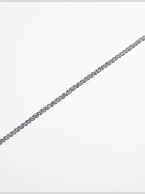 Pale Blue/Gold Metallic Braid Pale Blue/Gold Metallic Braid