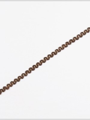 Chocolate/Gold Metallic Braid Chocolate/Gold Metallic Braid