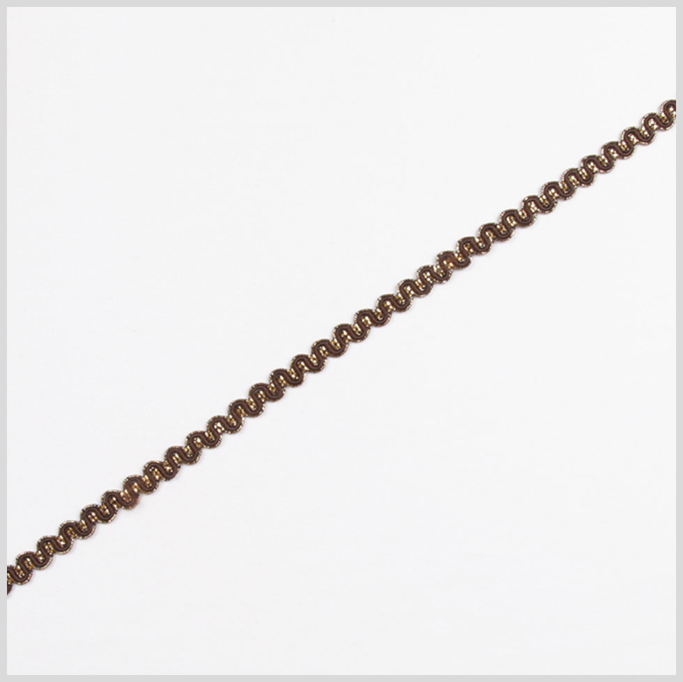 Chocolate/Gold Metallic Braid Chocolate/Gold Metallic Braid