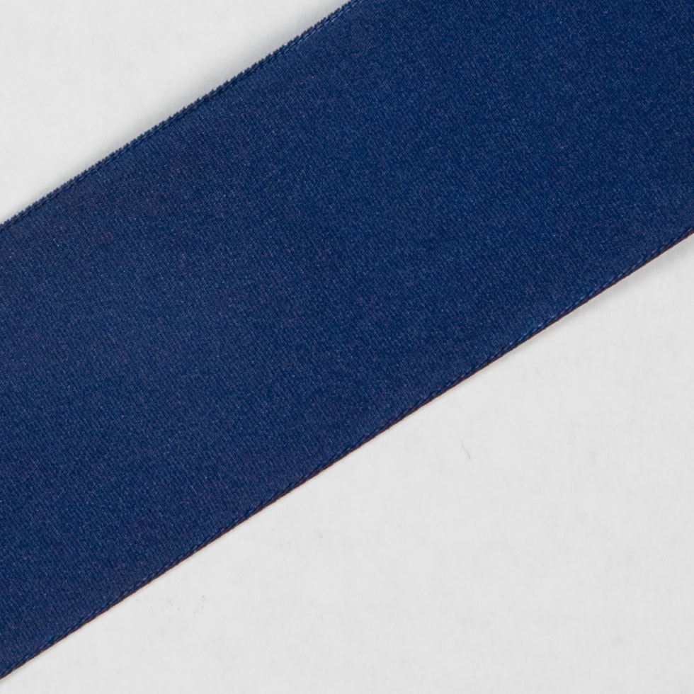 Midnight Blue Wired Edge Ribbon