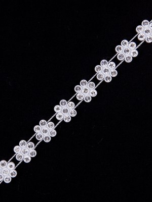 1/2″ White/Crystal Plastic & Glass 1/2″ White/Crystal Plastic & Glass