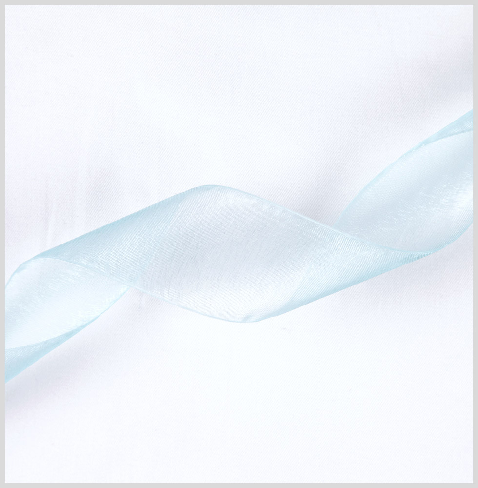 3/8″ Light Blue Organza Ribbon 3/8″ Light Blue Organza Ribbon
