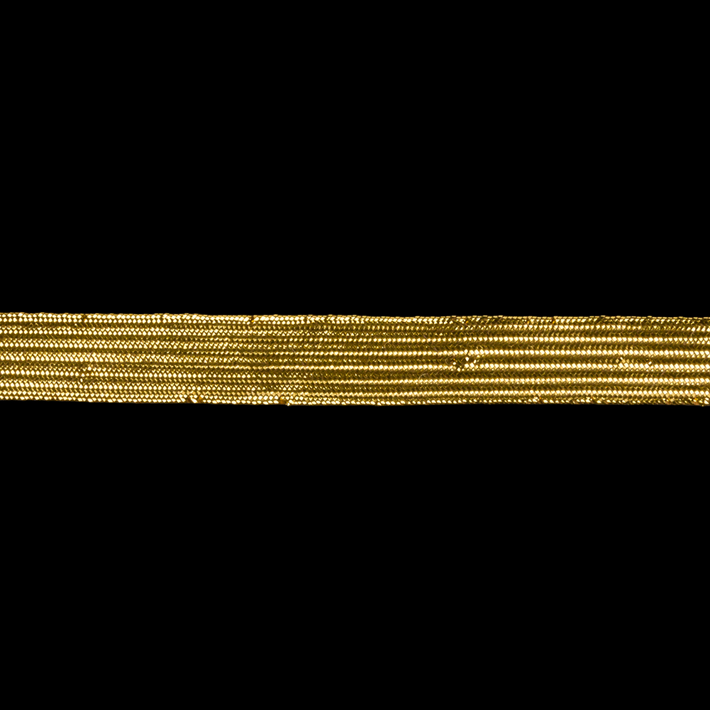 Metallic Braid - 0.375" - Gold