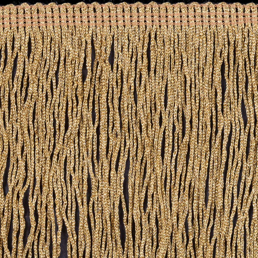 6″ Gold Metallic Fringe 6″ Gold Metallic Fringe