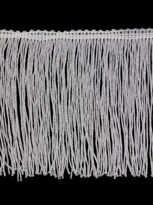 6″ Silver Metallic Fringe 6″ Silver Metallic Fringe