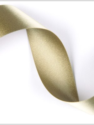 7/8″ Antique Gold/Gold Double Face Metallic Satin Ribbon 7/8″ Antique Gold/Gold Double Face Metallic Satin Ribbon