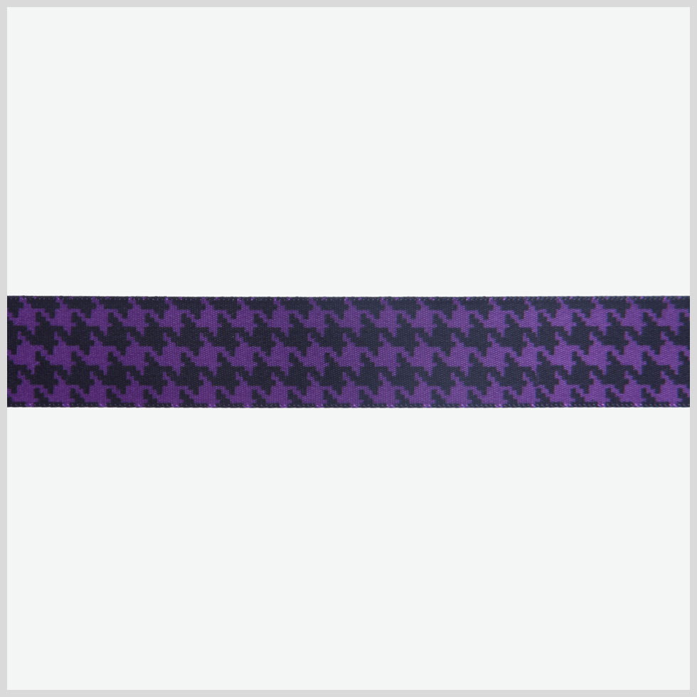 Purple Printed Satin Ribbon Purple Printed Satin Ribbon