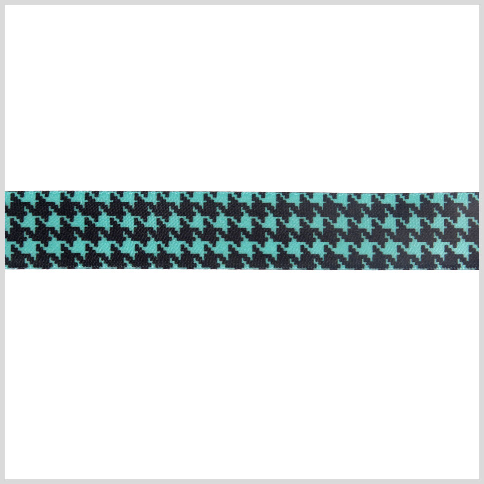 7/8″ Exotic Aqua Printed Satin Ribbon 7/8″ Exotic Aqua Printed Satin Ribbon
