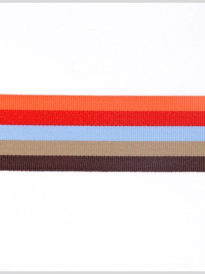 Multicolor Striped Grosgrain Ribbon Multicolor Striped Grosgrain Ribbon