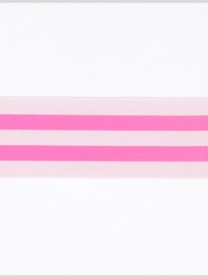 Hot Pink Striped Grosgrain Ribbon Hot Pink Striped Grosgrain Ribbon