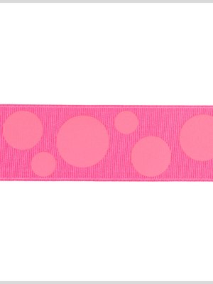 7/8″ Hot Pink Polka Dot Grosgrain Ribbon 7/8″ Hot Pink Polka Dot Grosgrain Ribbon