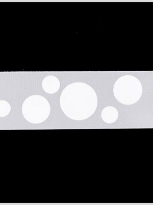 1.5″ White Polka Dot Satin Ribbon 1.5″ White Polka Dot Satin Ribbon