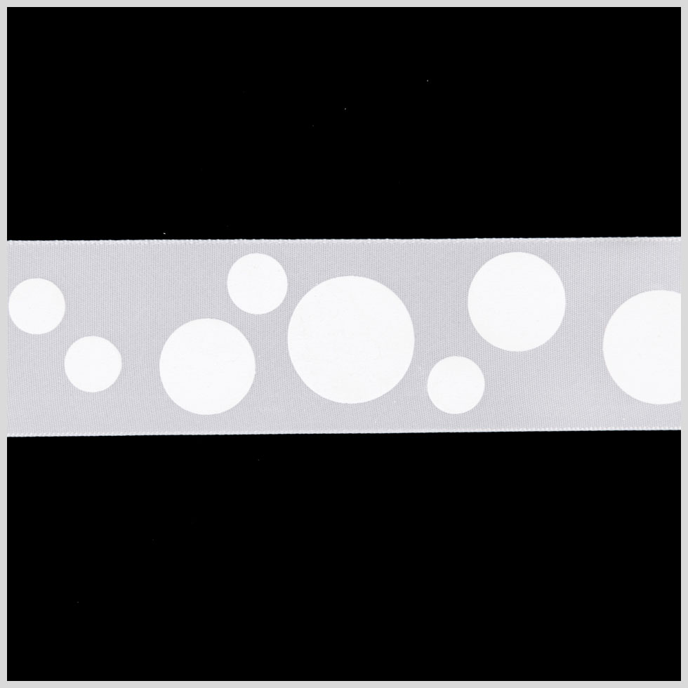 1.5″ White Polka Dot Satin Ribbon 1.5″ White Polka Dot Satin Ribbon