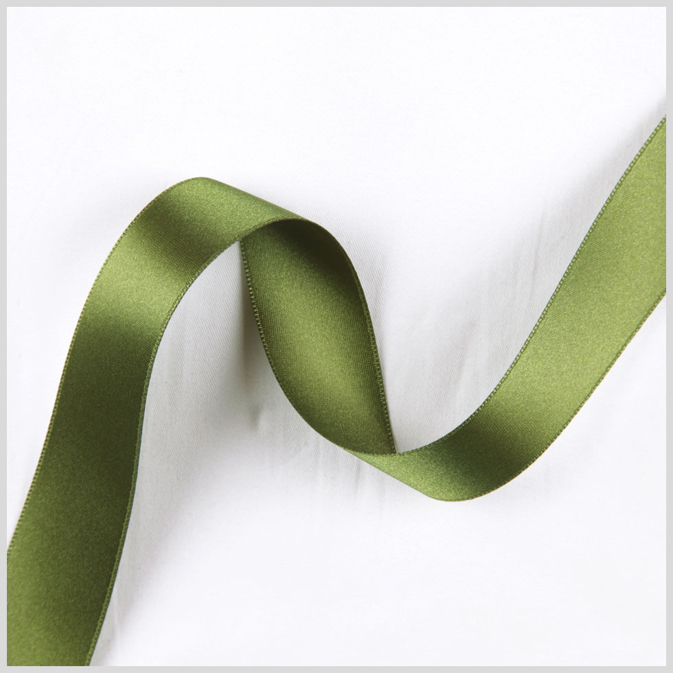 Green Double Face French Satin Ribbon – 1″ Green Double Face French Satin Ribbon – 1″