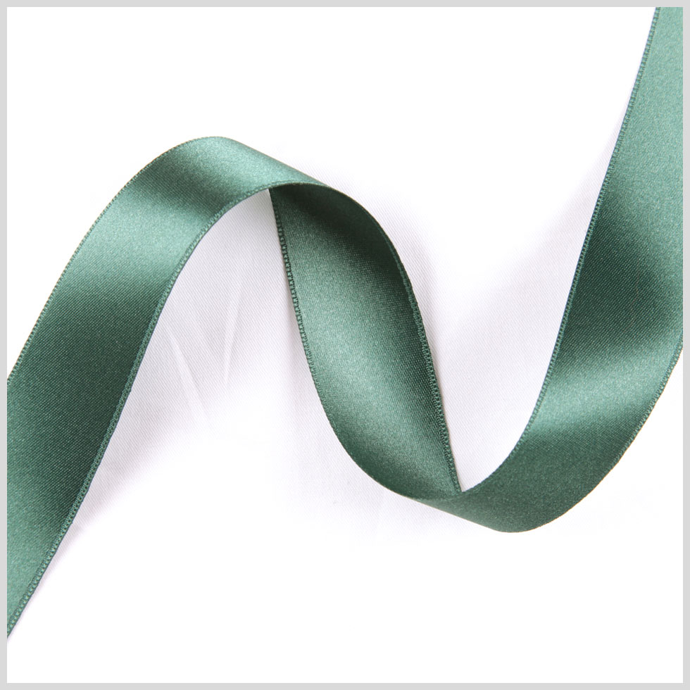 Forest Double Face French Satin Ribbon – 1″ Forest Double Face French Satin Ribbon – 1″