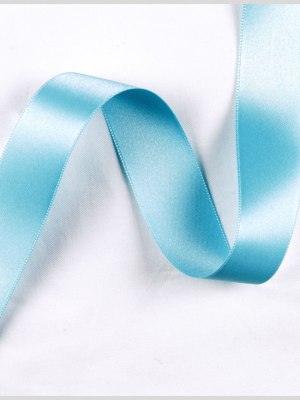 Bluebird Double Face French Satin Ribbon – 1″ Bluebird Double Face French Satin Ribbon – 1″