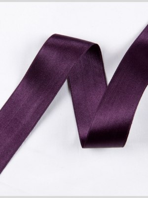 3/8″ Deep Plum Double Face French Satin Ribbon 3/8″ Deep Plum Double Face French Satin Ribbon