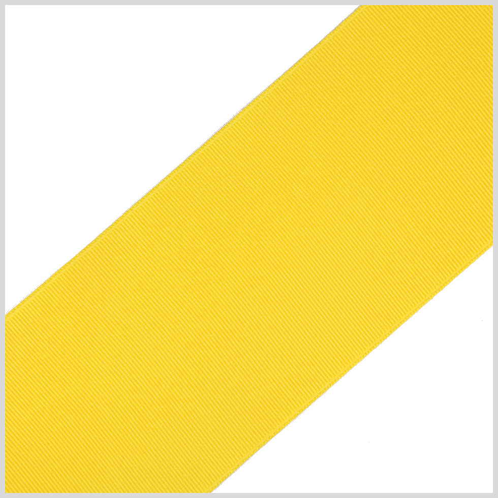3″ Yellow Solid Grosgrain Ribbon 3″ Yellow Solid Grosgrain Ribbon