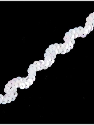 White Iris Ric Rac Sequin White Iris Ric Rac Sequin