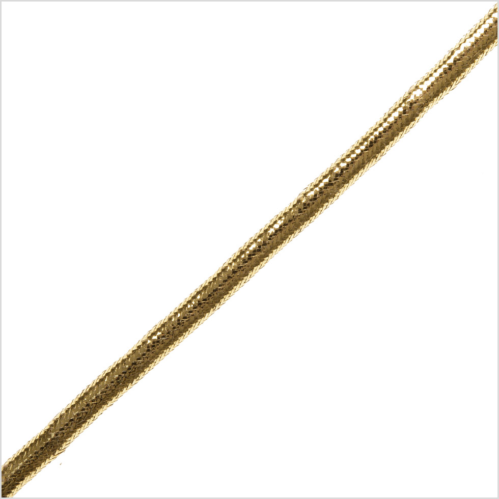 Metallic Gold Spaghetti Cord – 4mm Metallic Gold Spaghetti Cord – 4mm
