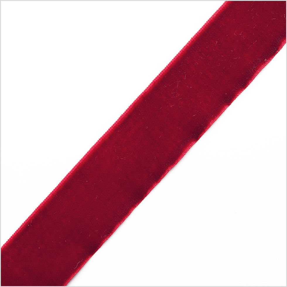 Red Stretch Velvet Ribbon – 0.875″ Red Stretch Velvet Ribbon – 0.875″