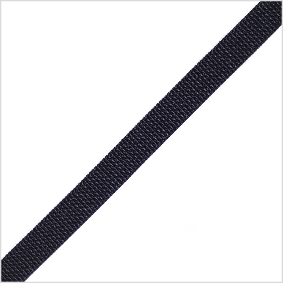 Black Stretch Grosgrain – 0.375″ Black Stretch Grosgrain – 0.375″